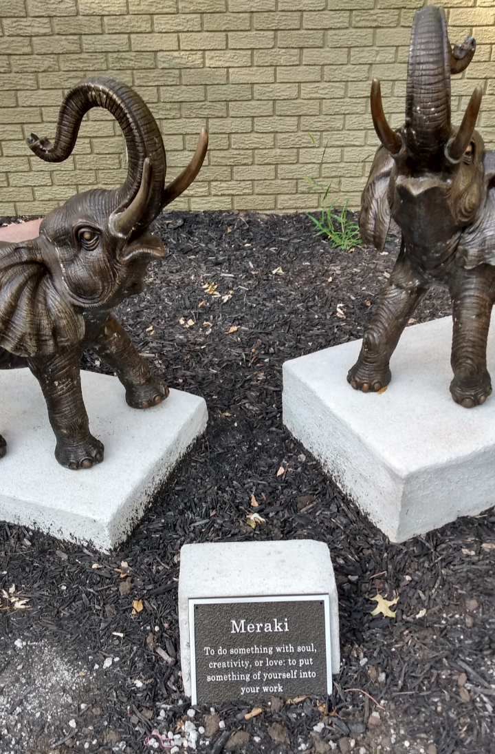 Meraki sculpture — to do something with soul
